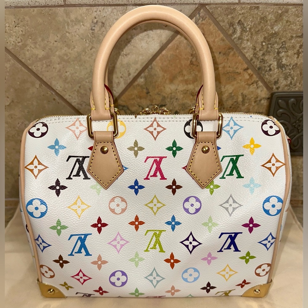 Louis Vuitton x Murakami Multicolor Speedy Bandouliere 25 - Picture 2 of 10